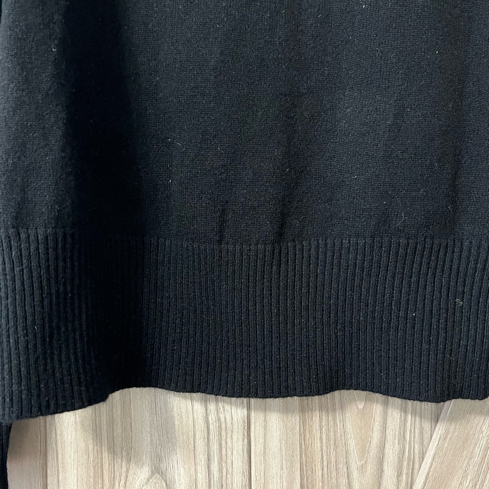 Mainbocher Pure Cashmere Sweater With Rhinestone Buttons Sz L - Picture 7 of 8